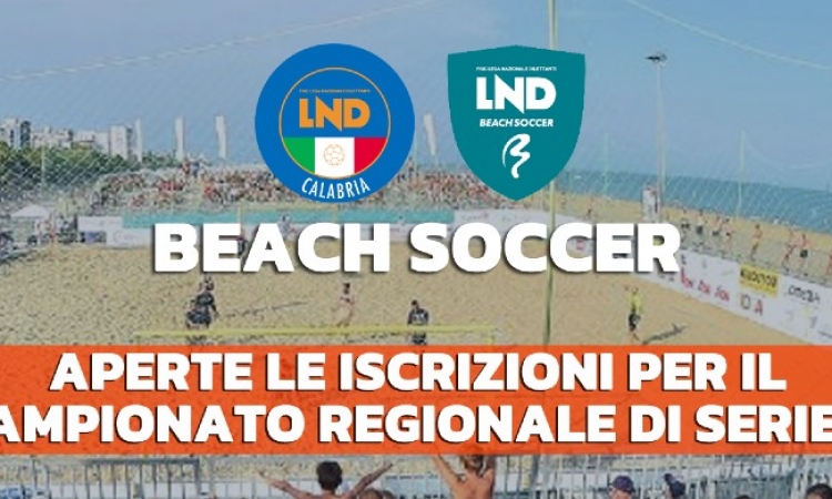 Aperte le iscrizioni per la Serie B di Beach Soccer del CR Calabria